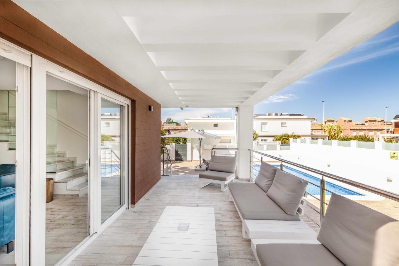 Casa Bos Orange Wellness Luxury Entire Villa Jacuzzi & Pool Gran Alacant Near Beach Puerto Marino Exterior foto